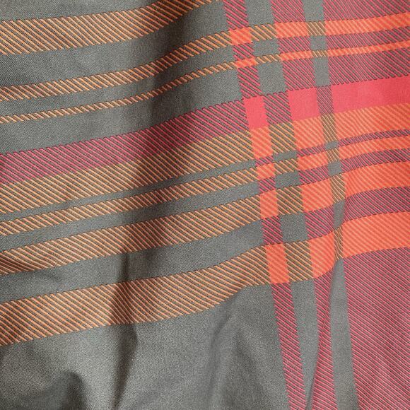 Boss Men's Orange Gray Plaid Bathing Suit Size L Swim Trunks‎ Pool Beach Resort - Picture 12 of 12